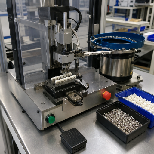 Semi-automatic pin inserter