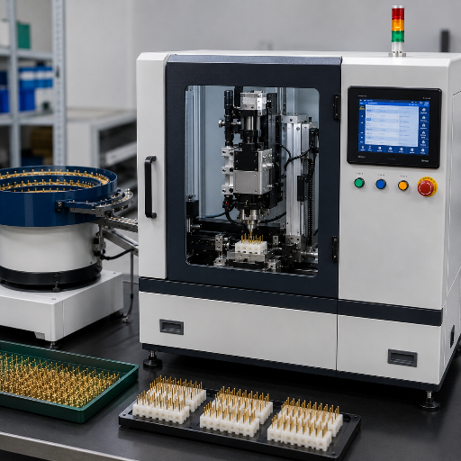 Twist Pin & Insulator Insertion Machine — Automated Hyperboloid Contact Assembly by ZEUEE