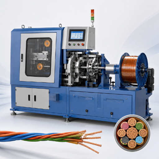 ZEUEE Twist Pin Stranding Machine JY01-01 Series Technical View