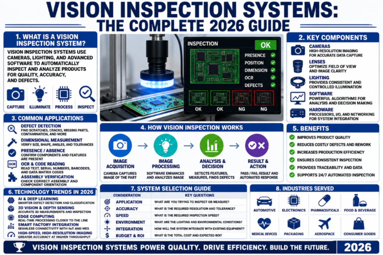 Vision Inspection Systems: The Complete 2026 Guide