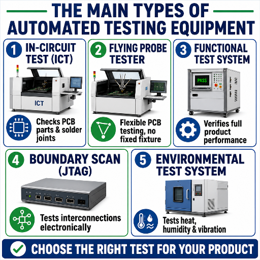 The Main Types of Automated Testing Equipment