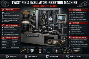 Twist Pin & Insulator Insertion Machine: 2026 Buyer's Guide