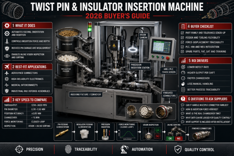 Twist Pin & Insulator Insertion Machine: 2026 Buyer's Guide