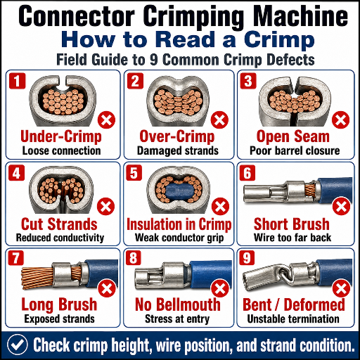 How to Read a Crimp: A Field Guide to the 9 Most Common Crimp Defects