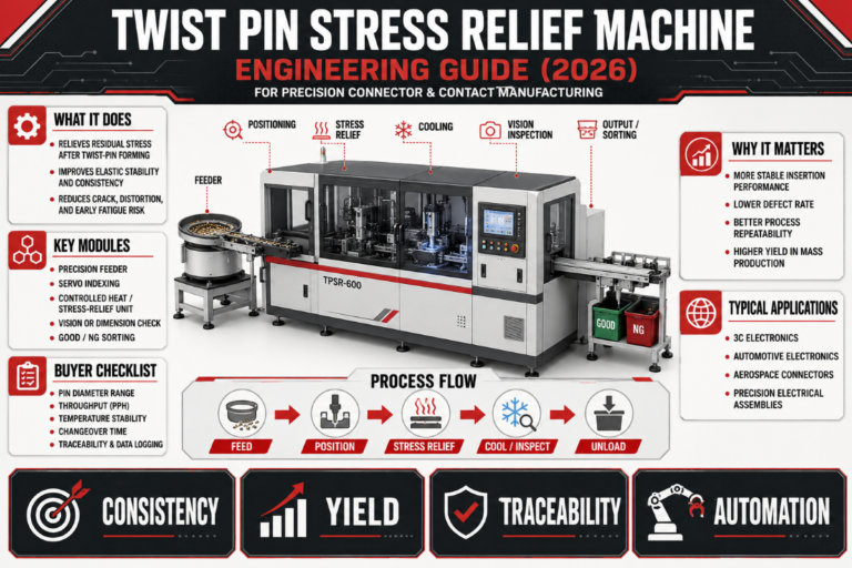 Twist Pin Stress Relief Machine: Engineering Guide (2026)