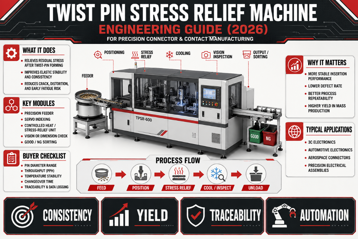Twist Pin Stress Relief Machine: Engineering Guide (2026)