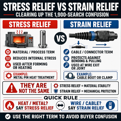 Stress Relief vs Strain Relief: Clearing Up the 1,900-Search Confusion