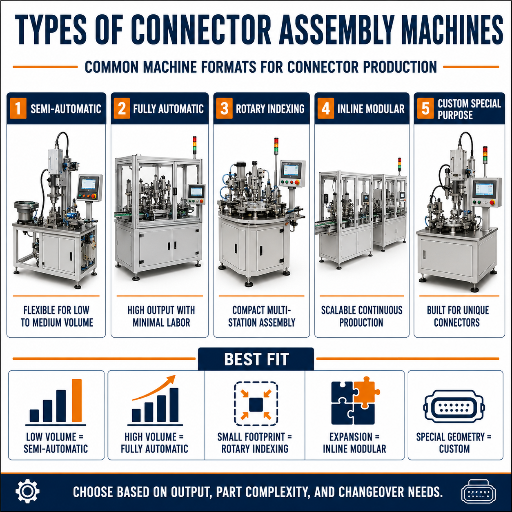 Types of Connector Assembly Machines