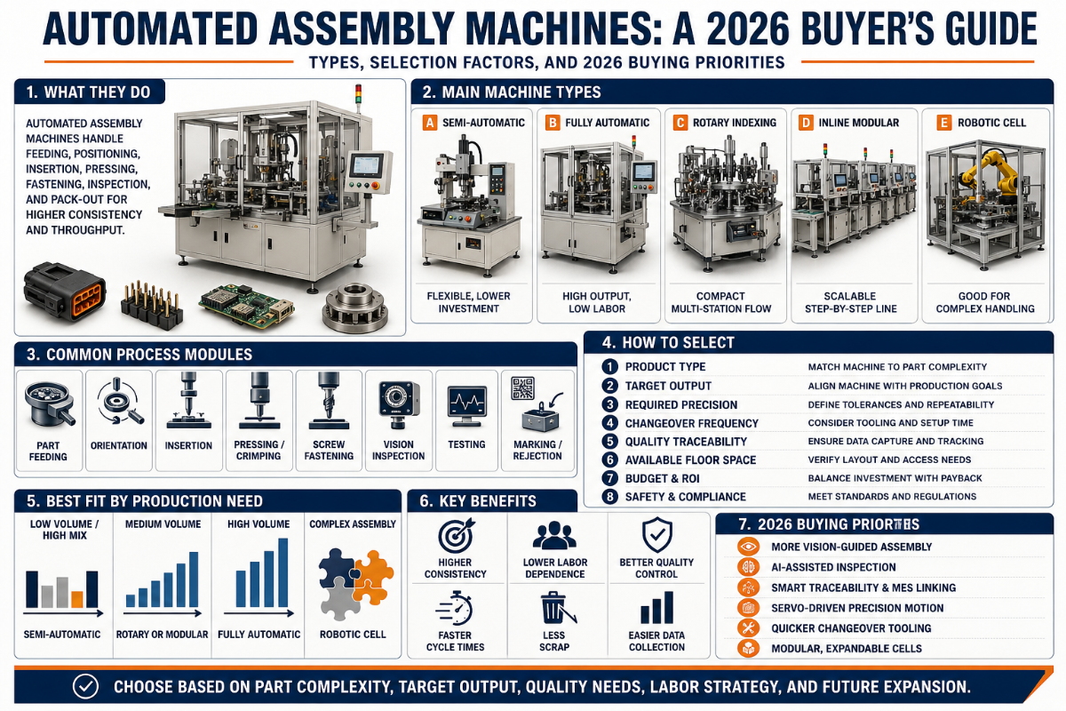 Automated Assembly Machines: A 2026 Buyer's Guide