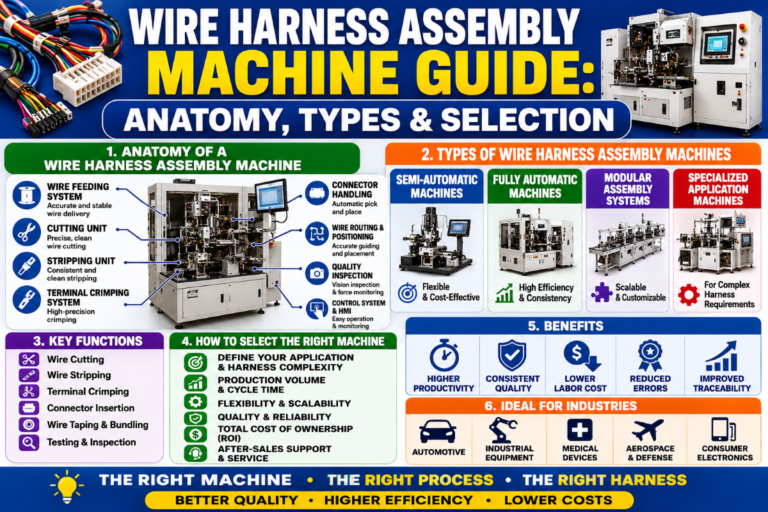 Wire Harness Assembly Machine Guide: Anatomy, Types & Selection