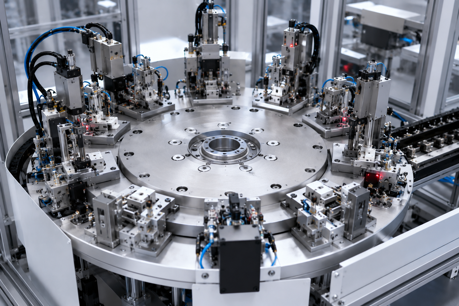 Rotary indexing dial automation machine