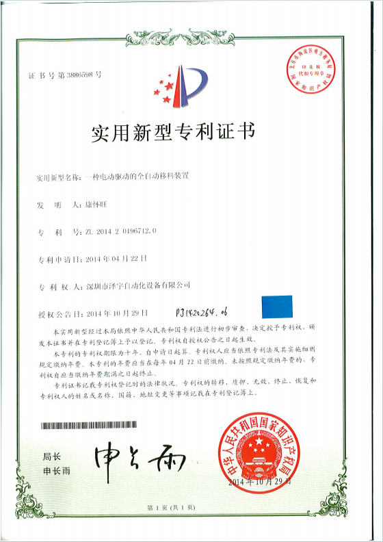 Certificate 1212