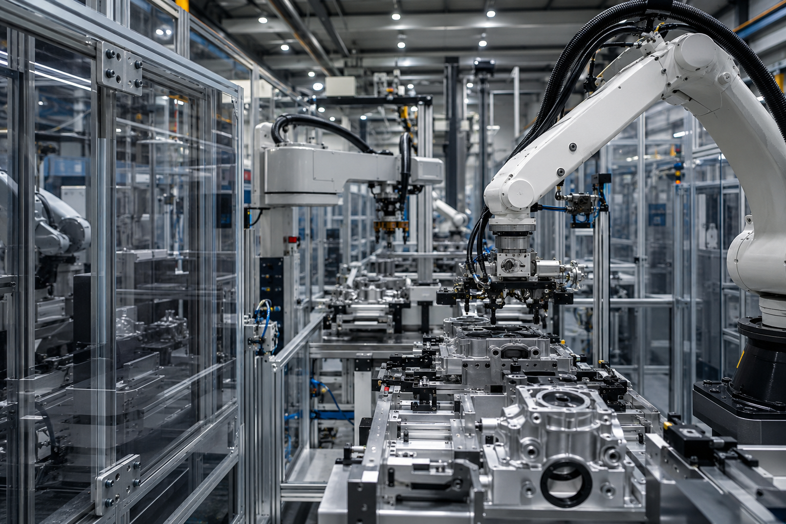 Fully robotic production line