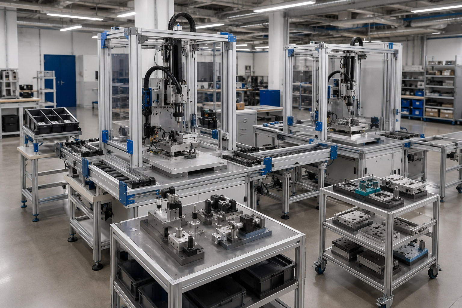 Flexible modular cell architecture for high mix production