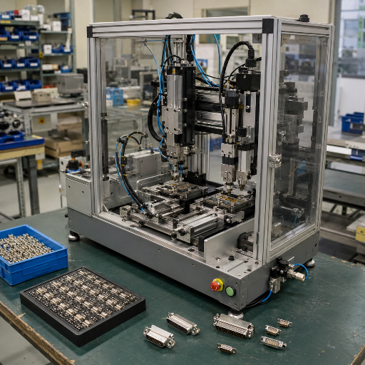 D-Sub & Micro-D Connector Machine
