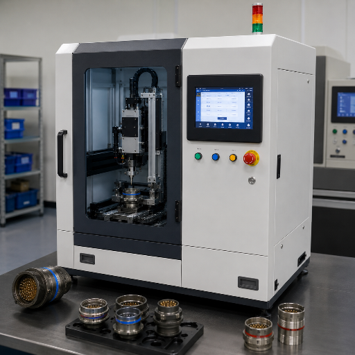 MIL-DTL-38999 Connector Machine View 2