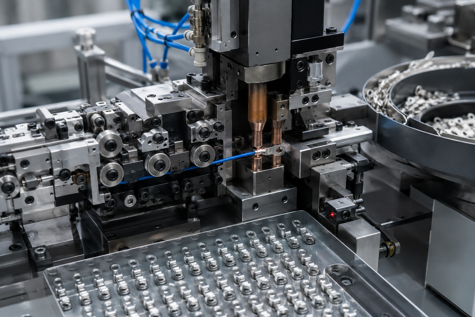 Automatic Wire Feed and Weld Station