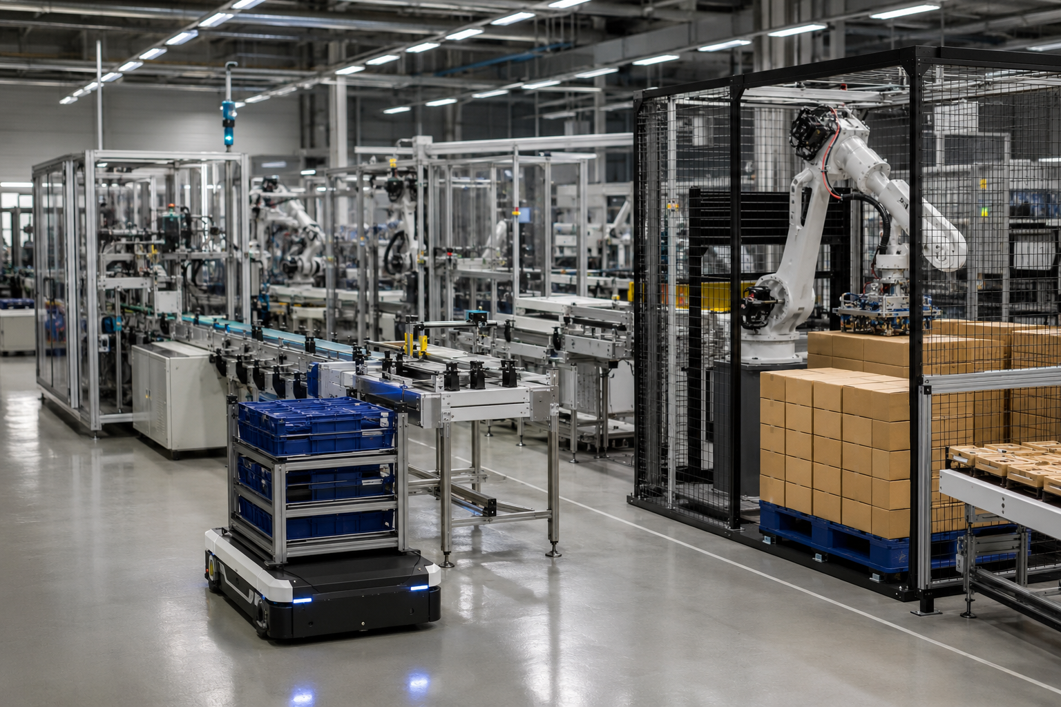 Turnkey tier - Full Unmanned Line