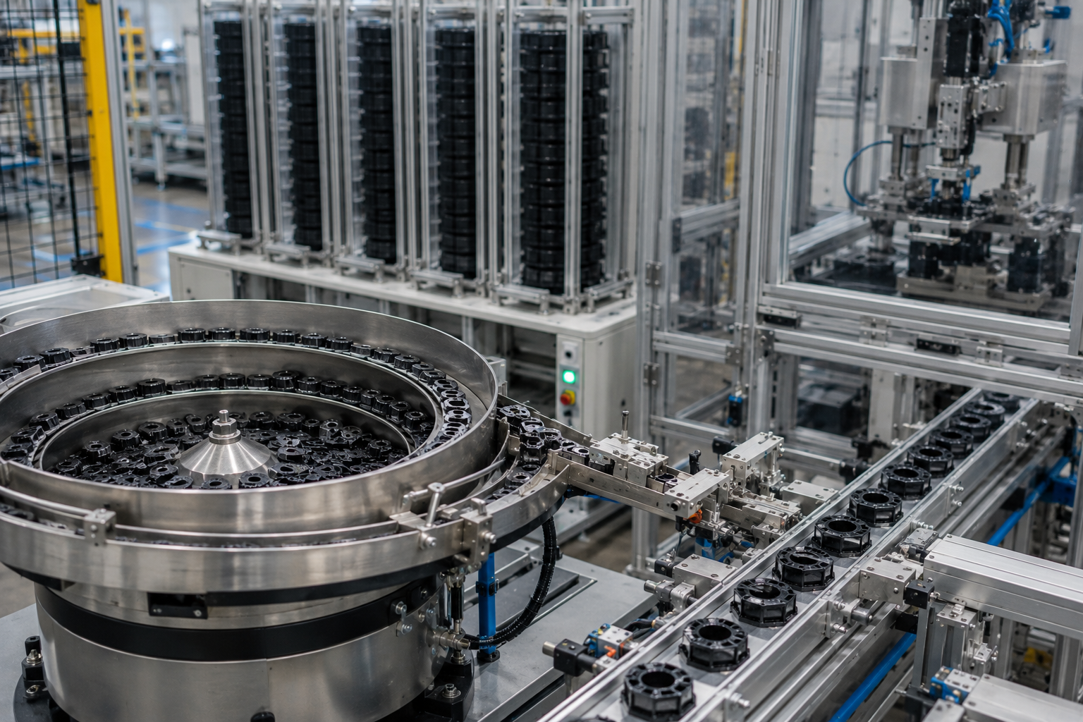 Vibratory bowl feeding station module