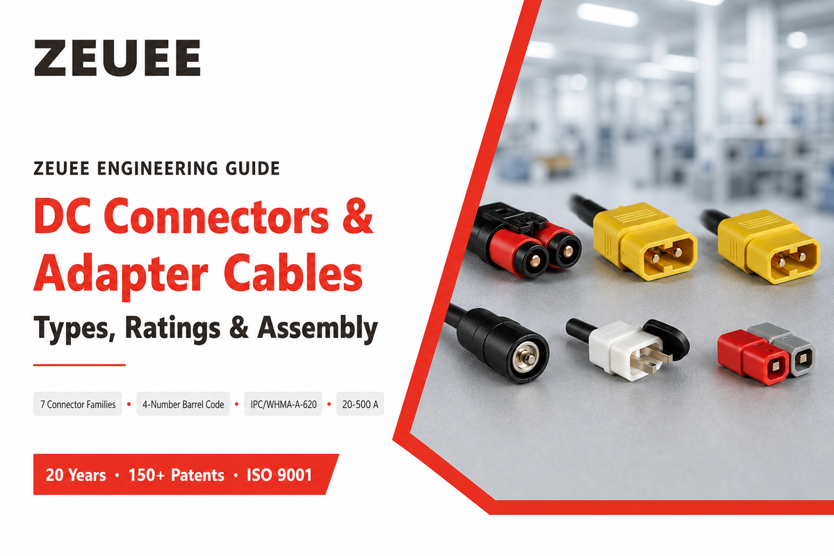 DC Connector & Adapter Cable Types: A 2026 Buyer's Guide