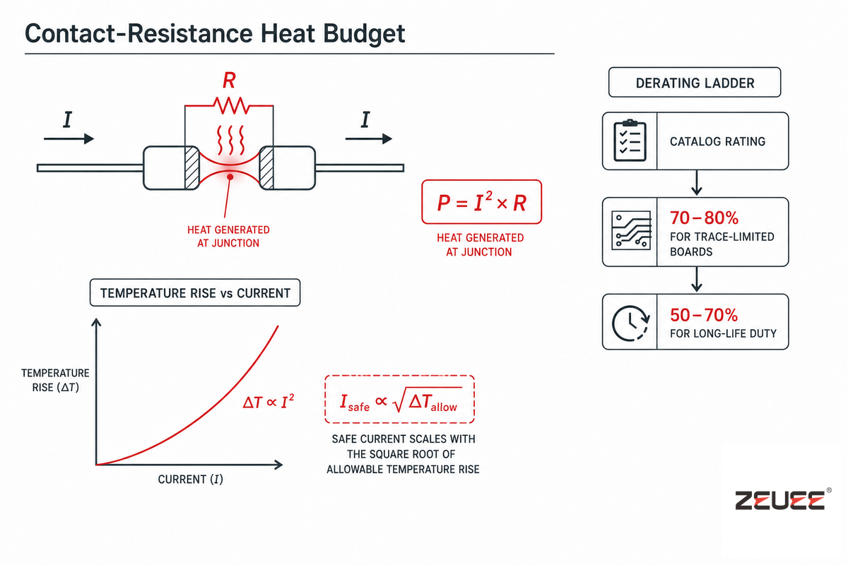 Voltage, Current, and Contact Resistance: The Contact-Resistance Heat Budget — ZEUEE