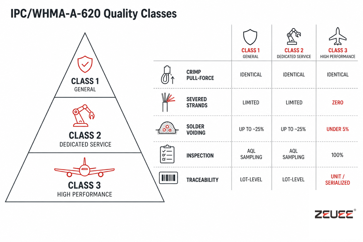 The Quality Standard Behind DC Cable Assemblies: IPC/WHMA-A-620 — ZEUEE