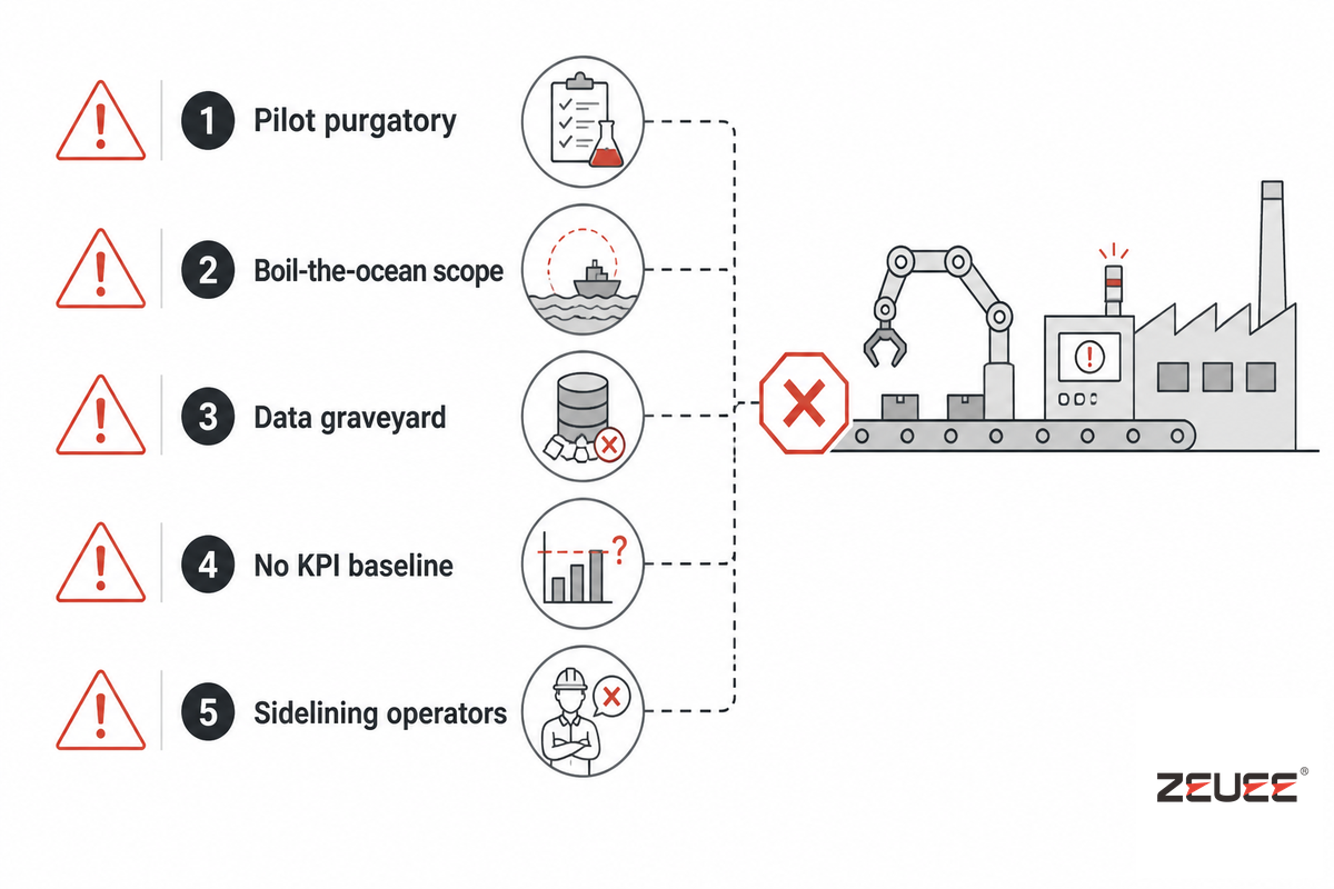 Where Smart Factory Projects Go Wrong (and the 'Rip-and-Replace' Myth) — ZEUEE