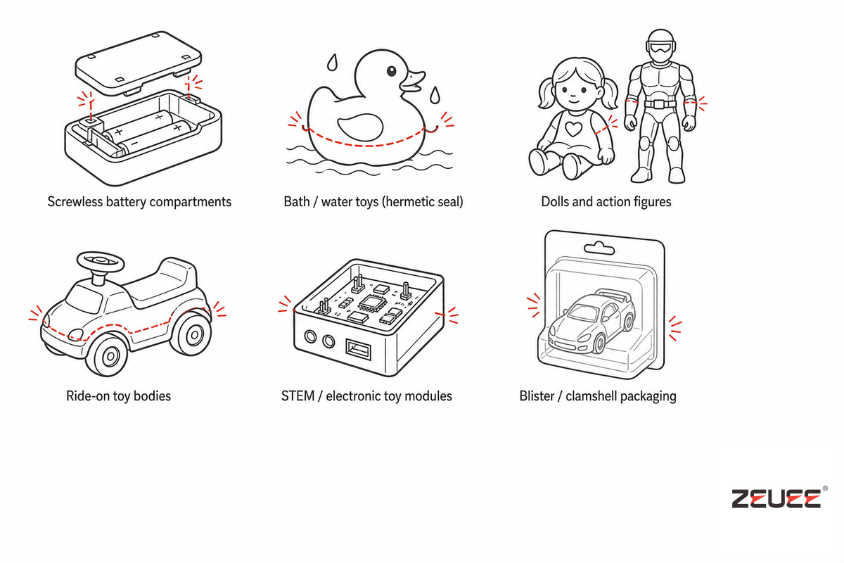 Where Toy Makers Use Ultrasonic Welding — ZEUEE