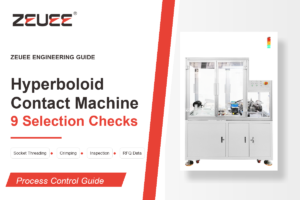 Hyperboloid Contact Machine: 9 Selection Checks