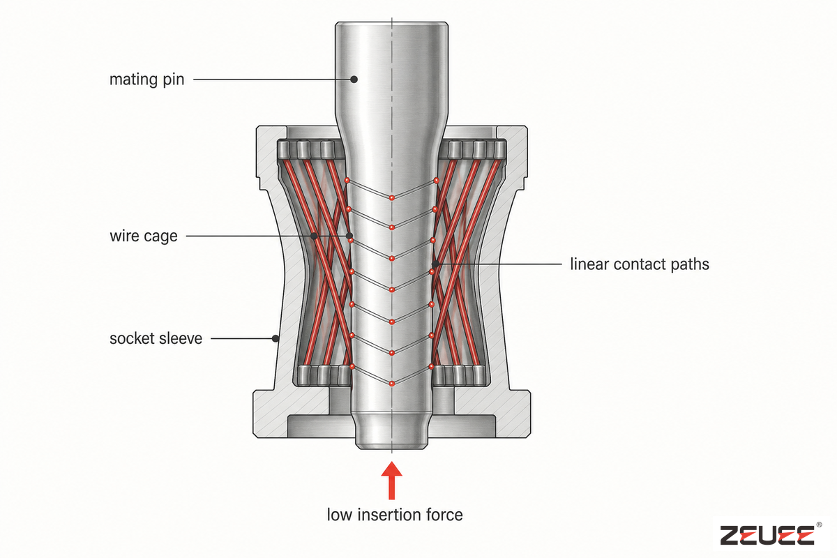 Hyperboloid Contact Technology in One Working Model — ZEUEE