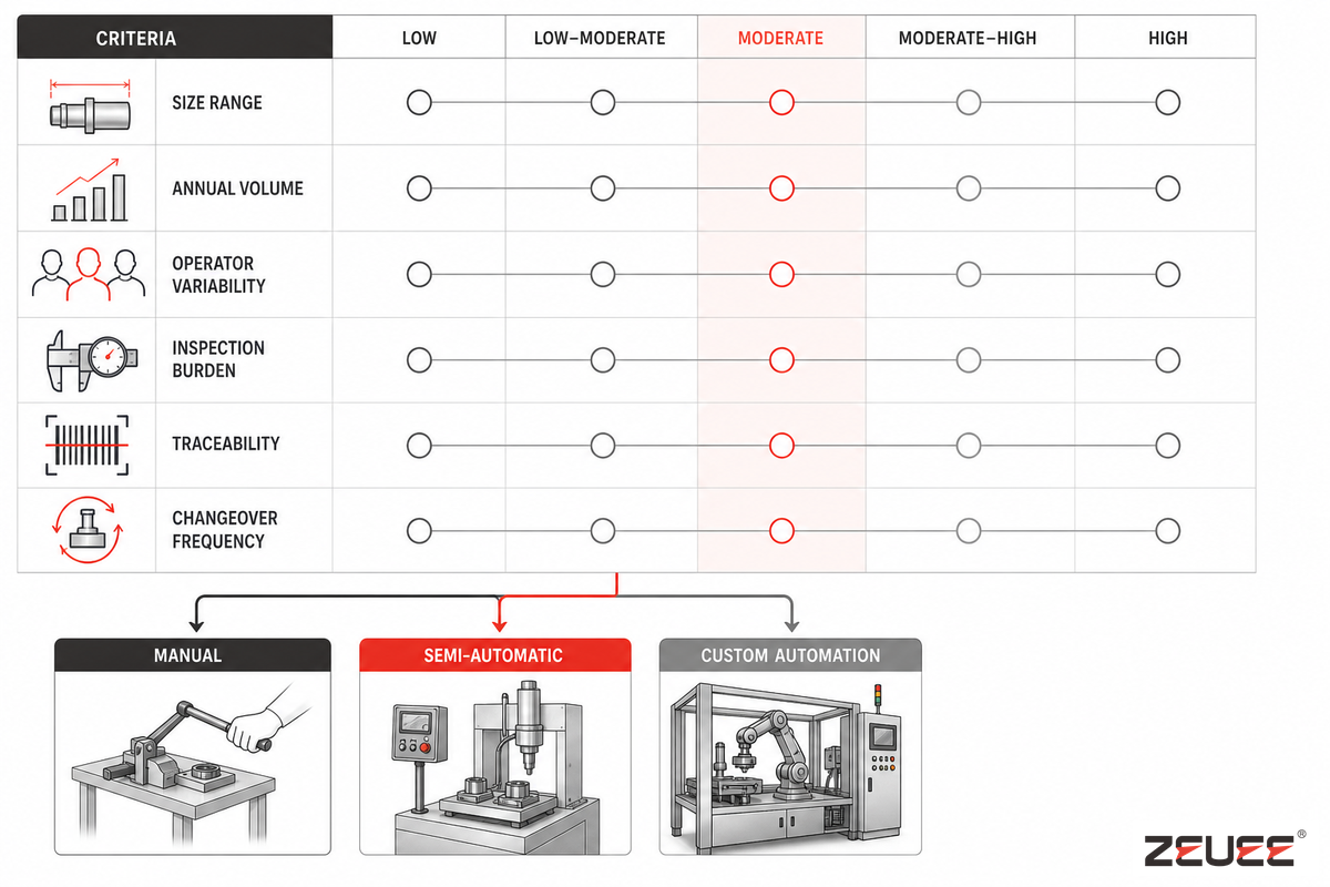 6-Point Contact Automation Readiness Matrix — ZEUEE