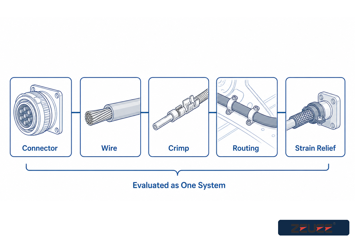 Where MIL-DTL-38999 Fits in an Aerospace Cable Assembly — ZEUEE