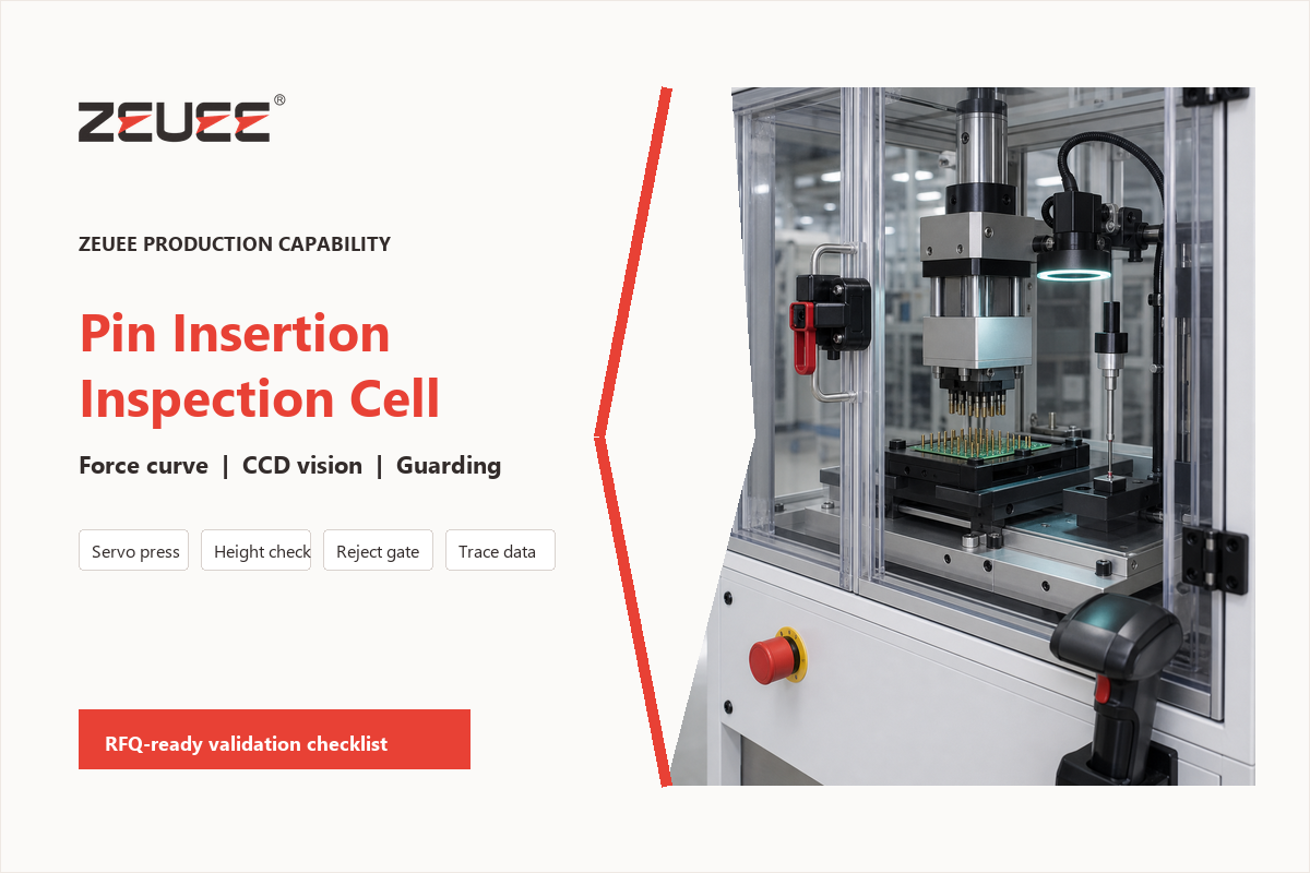 Force curve triage and machine safety checks for pin insertion machines