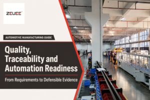 Automotive manufacturing quality, traceability and automation readiness guide