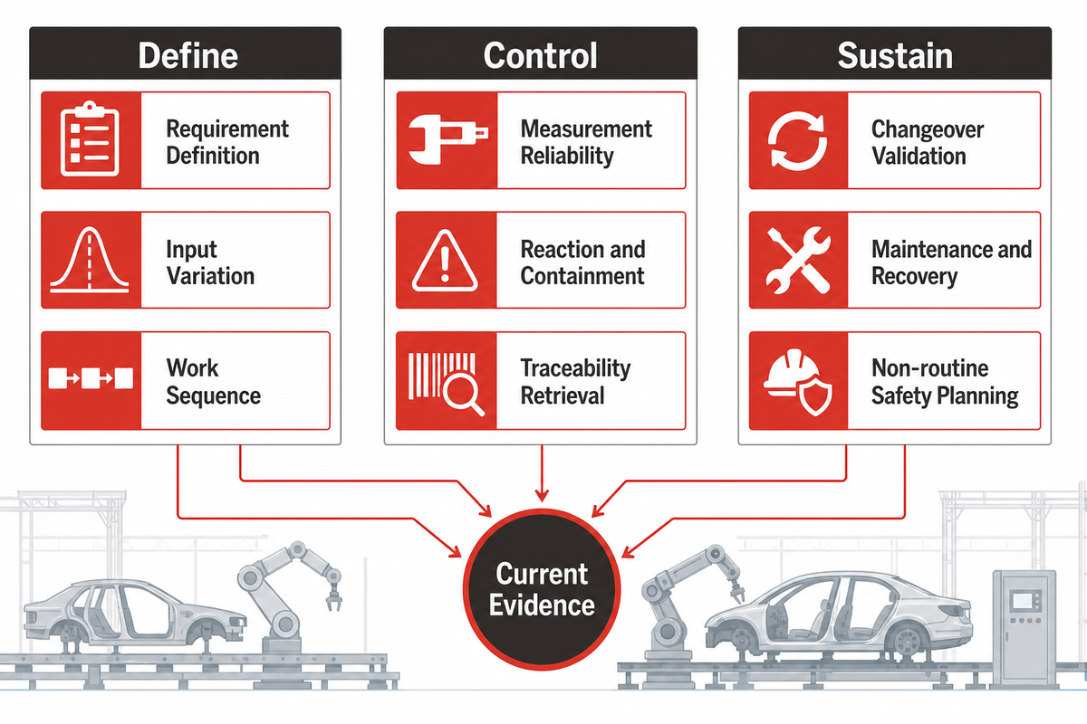 Automation readiness scorecard as an evidence audit