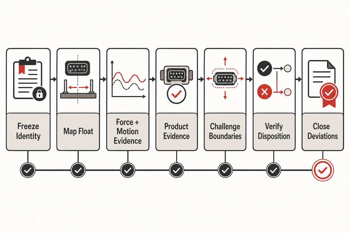 The Float-Force-Evidence Acceptance Protocol