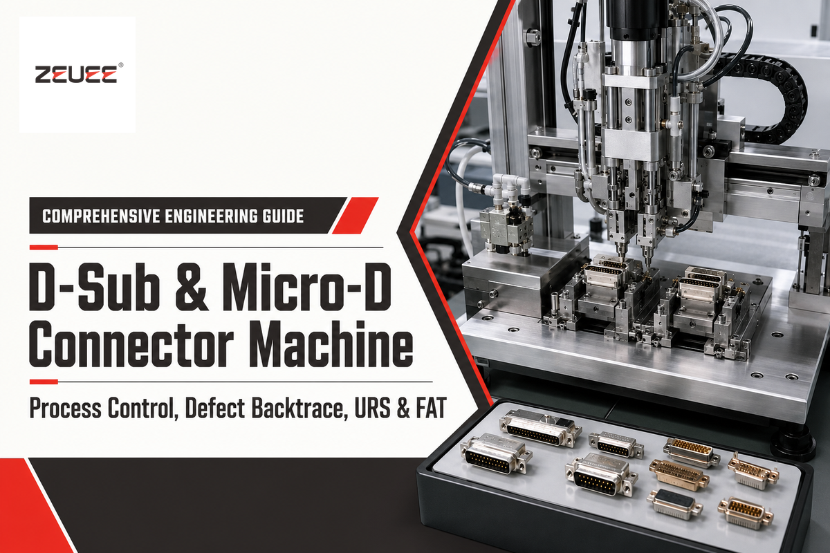 D-Sub & Micro-D Connector Machine process control and FAT guide
