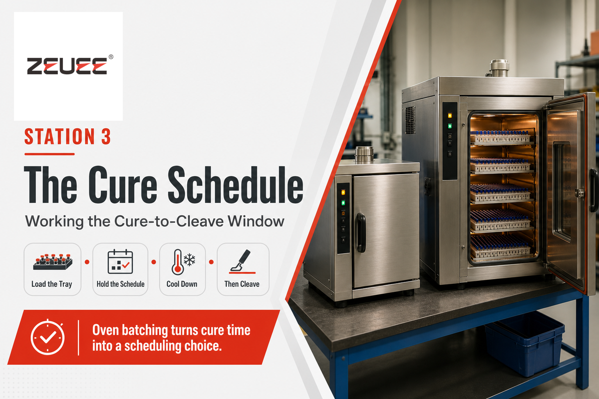 Station 3: the cure schedule and the Cure-to-Cleave Window — ZEUEE