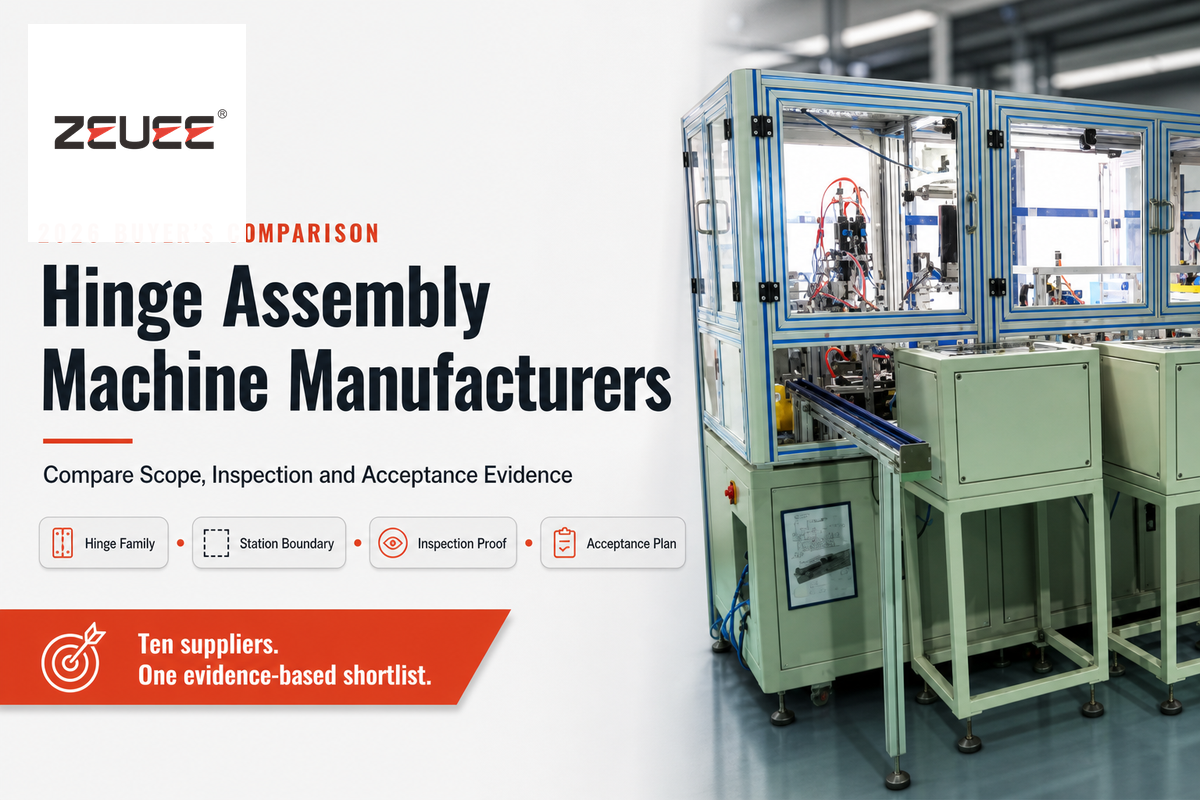 10 Hinge Assembly Machine Manufacturers (2026)