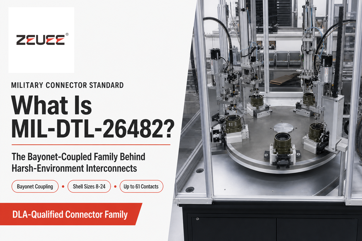 What Is a MIL-DTL-26482 Connector? — ZEUEE