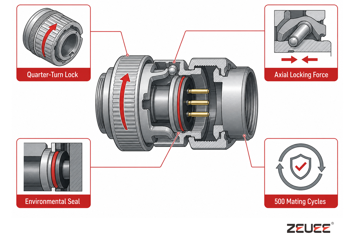 Bayonet Coupling and the MIL-DTL-26482 Shell/Contact System — ZEUEE