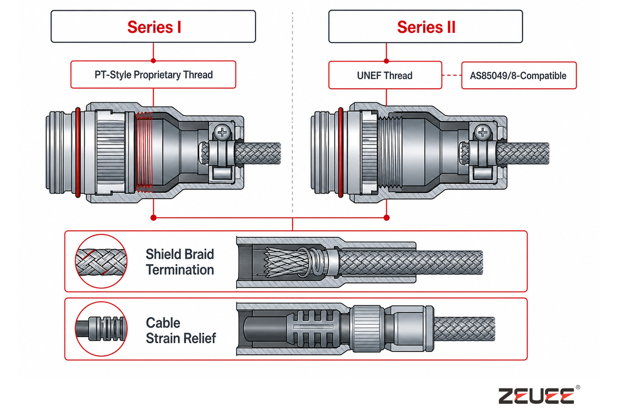 Backshells and Accessories for MIL-DTL-26482 Connectors — ZEUEE