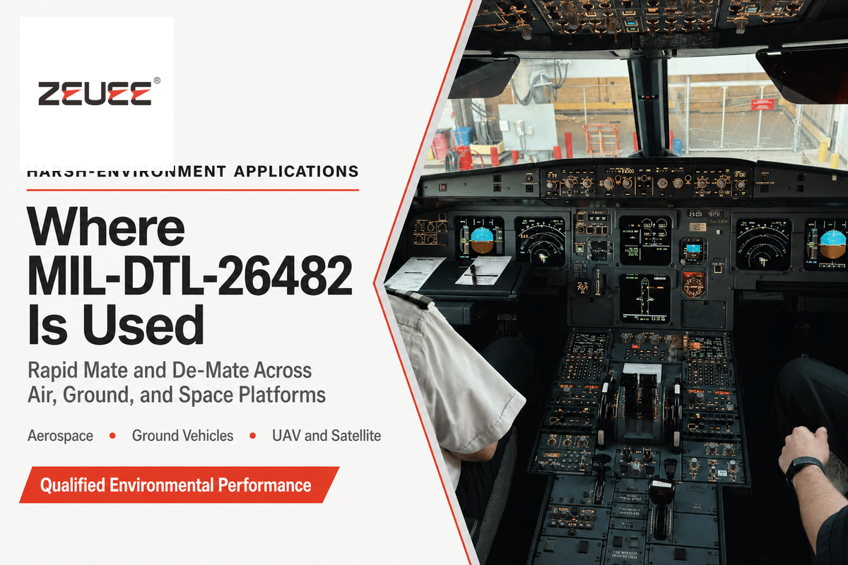 Typical Applications, Where MIL-DTL-26482 Connectors Are Used — ZEUEE