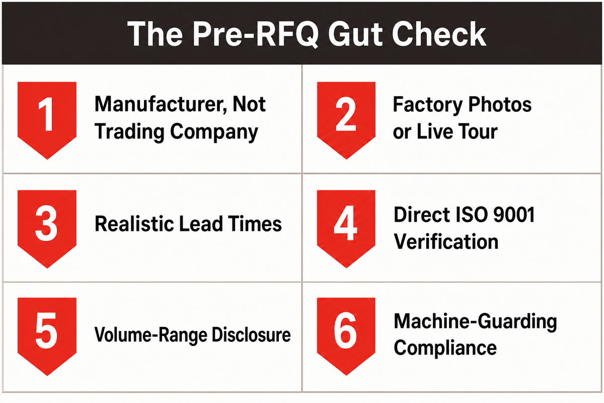 How to Evaluate a Toy Assembly Machine Manufacturer Before You RFQ, The Pre-RFQ Gut Check — ZEUEE