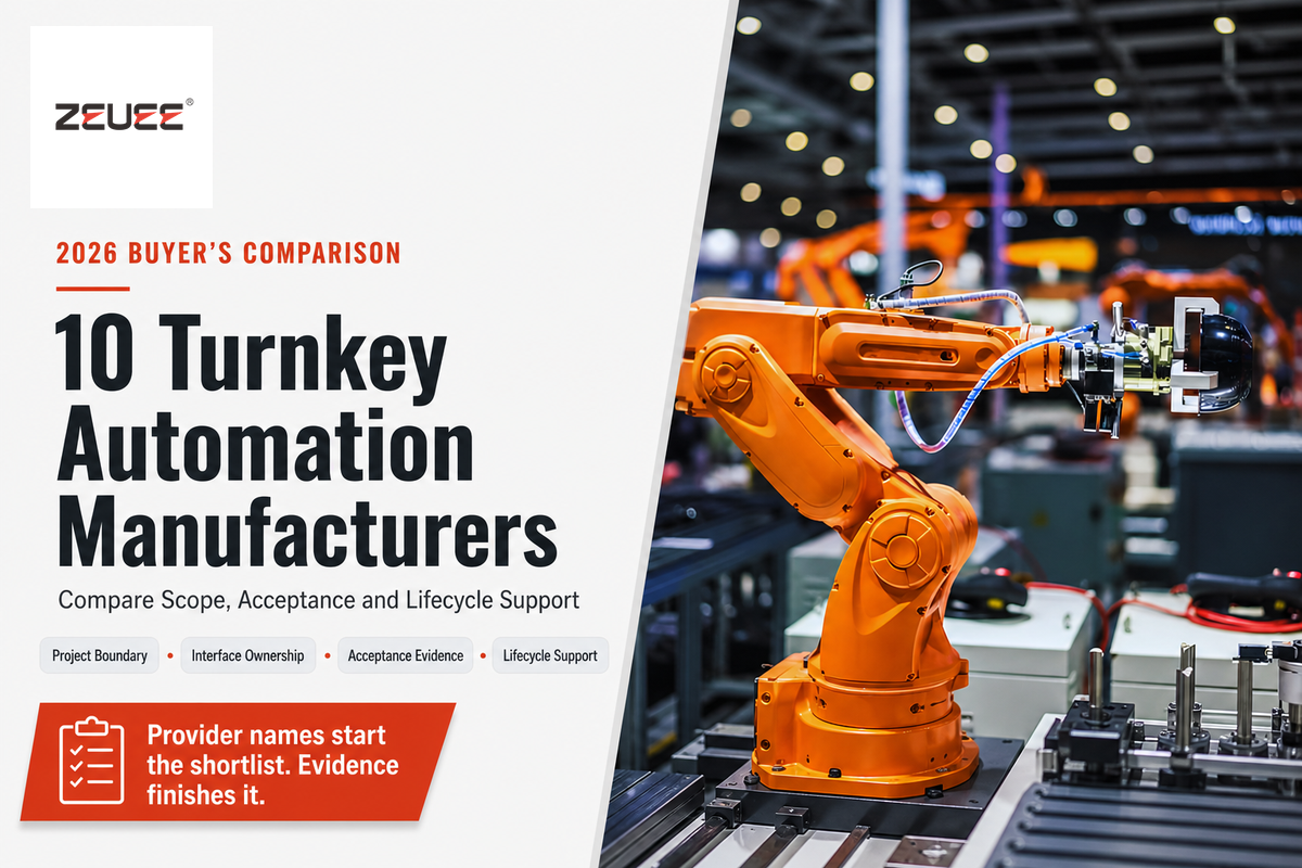 10 Turnkey Automation Systems Manufacturers (2026)