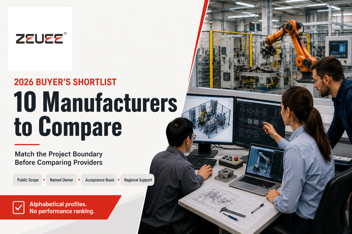 Ten Turnkey Automation Systems Manufacturers to Compare — ZEUEE