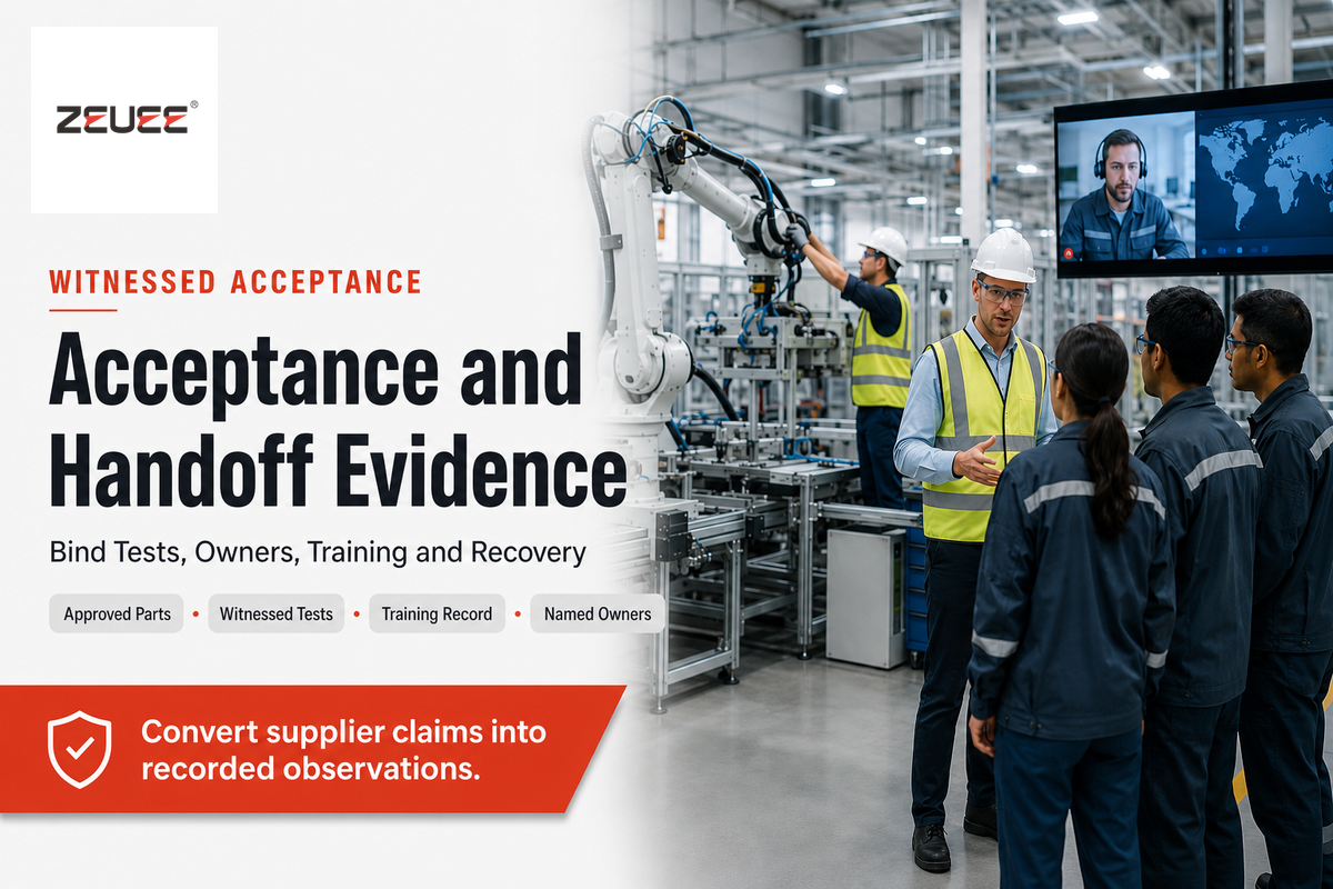 Make Factory Acceptance Evidence Comparable — ZEUEE