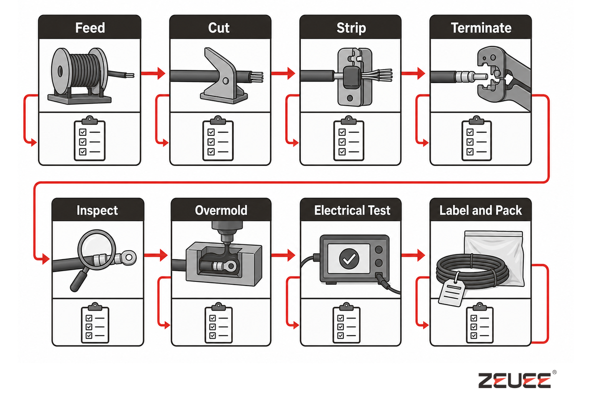 Eight station exits connect process changes to evidence, failure reaction and release ownership