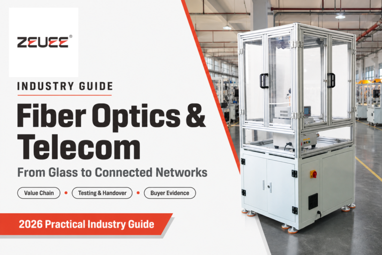Fiber optics and telecom value chain guide: fiber selection, network layers, manufacturing, testing, and buyer evidence