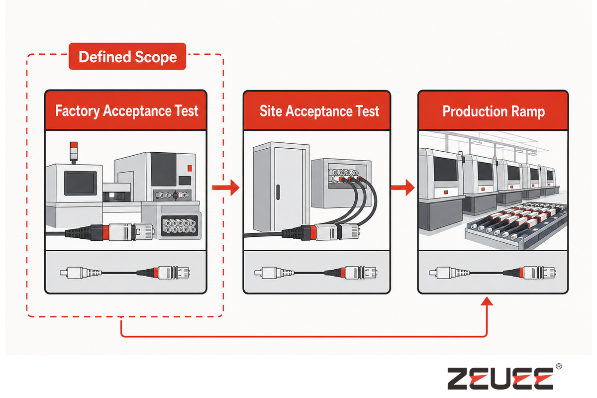 What Can an Optical Connector Assembly Line FAT Prove? — ZEUEE